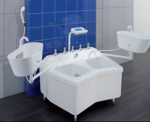 Vier cellen bad voor passieve hydrotherapie